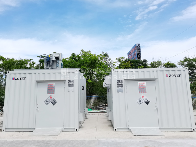 2500mm高步入式戶外暫存柜